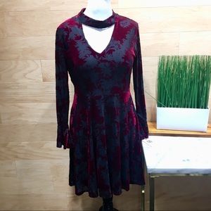 Gorgeous Long Sleeve Velvet Dress